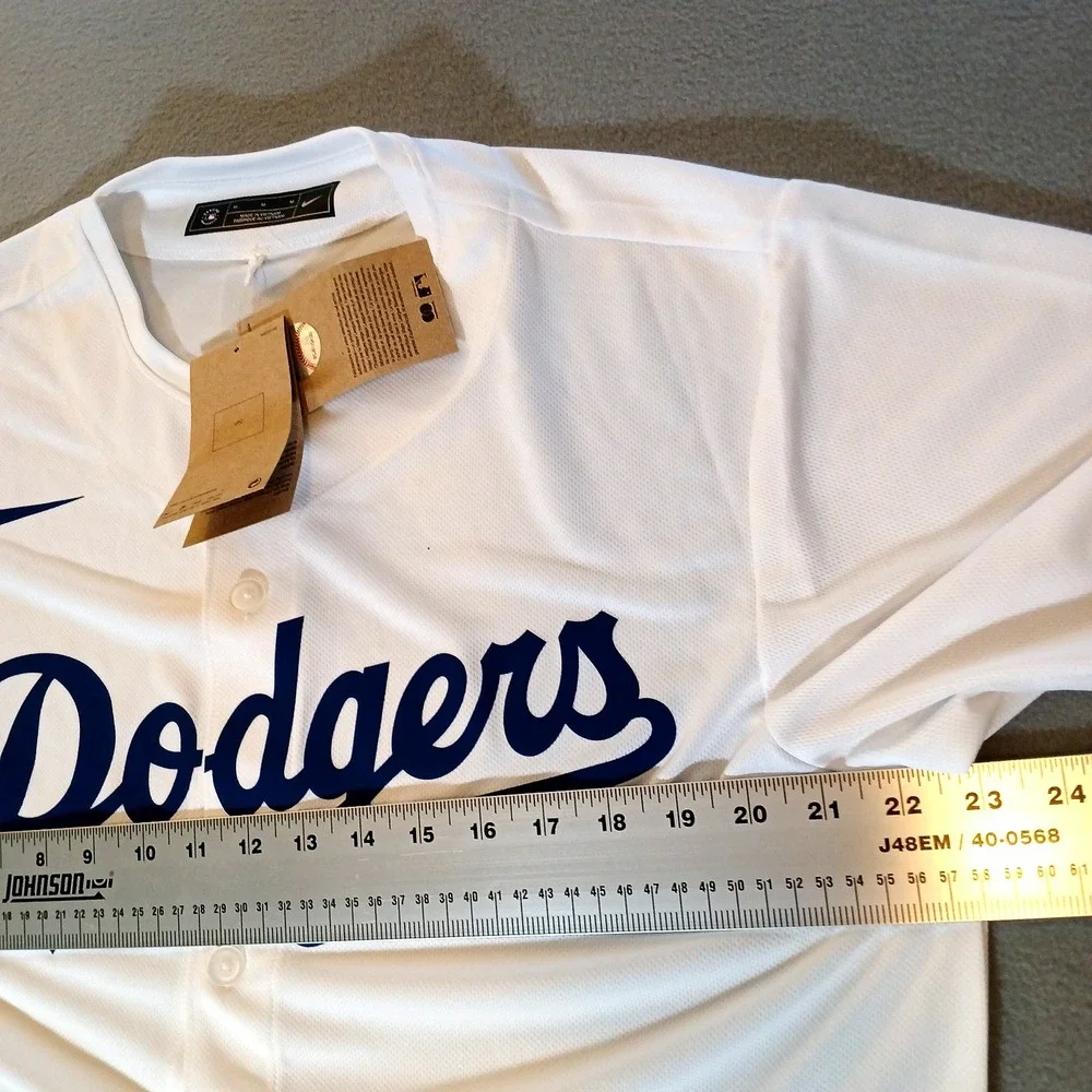 Nike Authentic Los Angeles Dodgers White Home MLB Baseball Jersey Men's Size: M